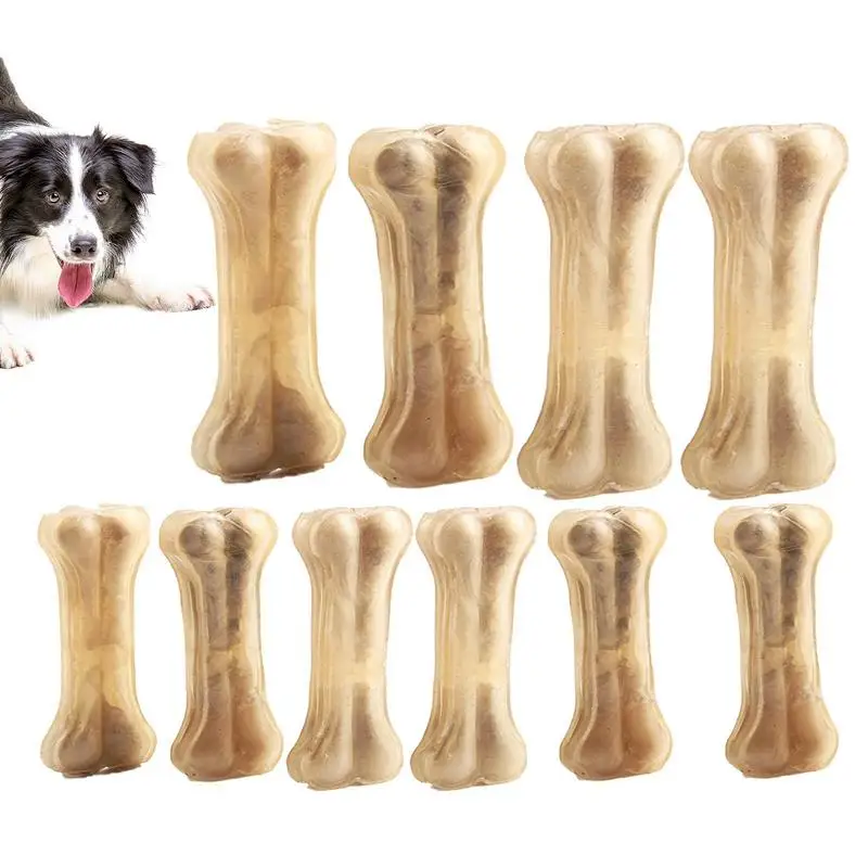 Dog Teething Bone Beef Flavor Puppy Chew Bone Safe And Bite-resistant Large Dog Toys Edible Chew Toys For Medium Dogs Supplies