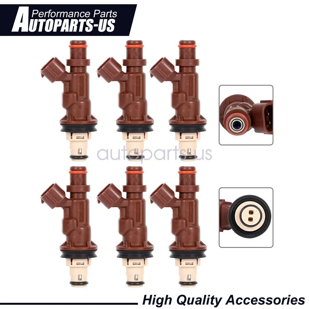 

Set 6 Fuel Injectors for Toyota Tundra 3.4L V6 2000 2001 2002-2004 23250-62040