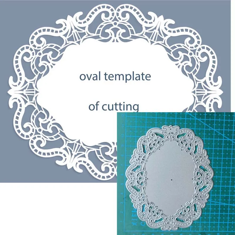 Framework Background Metal Cutting Dies for Scrapbooking