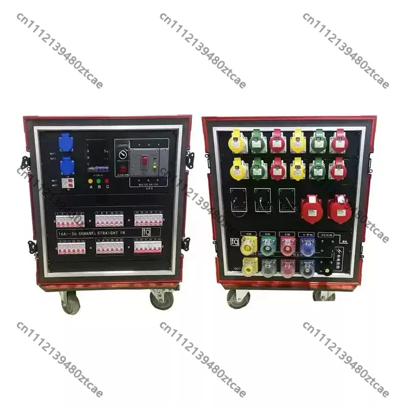 36 Way Leakage Protection Power Cabinet 19 Core Socket For Stage Lighting Audio LED Large Screen