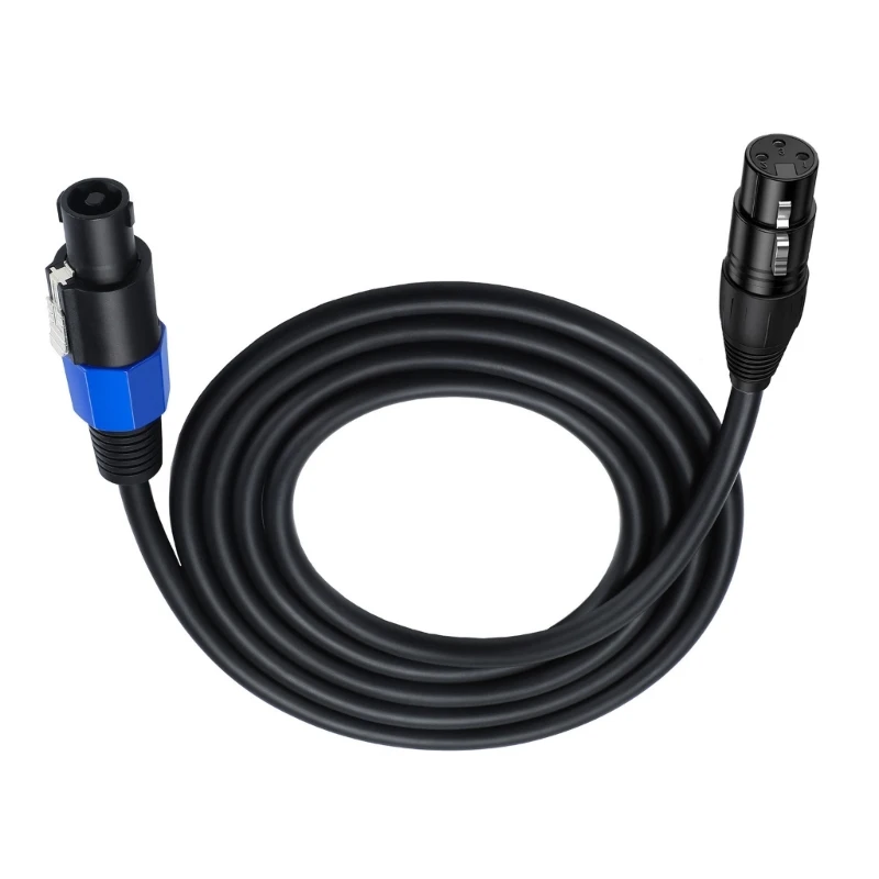 

SpeakOn to Cable Speak-On Male to 3Pin Female Extension Cable Stage Microphone 3 Pin Connection Adapter