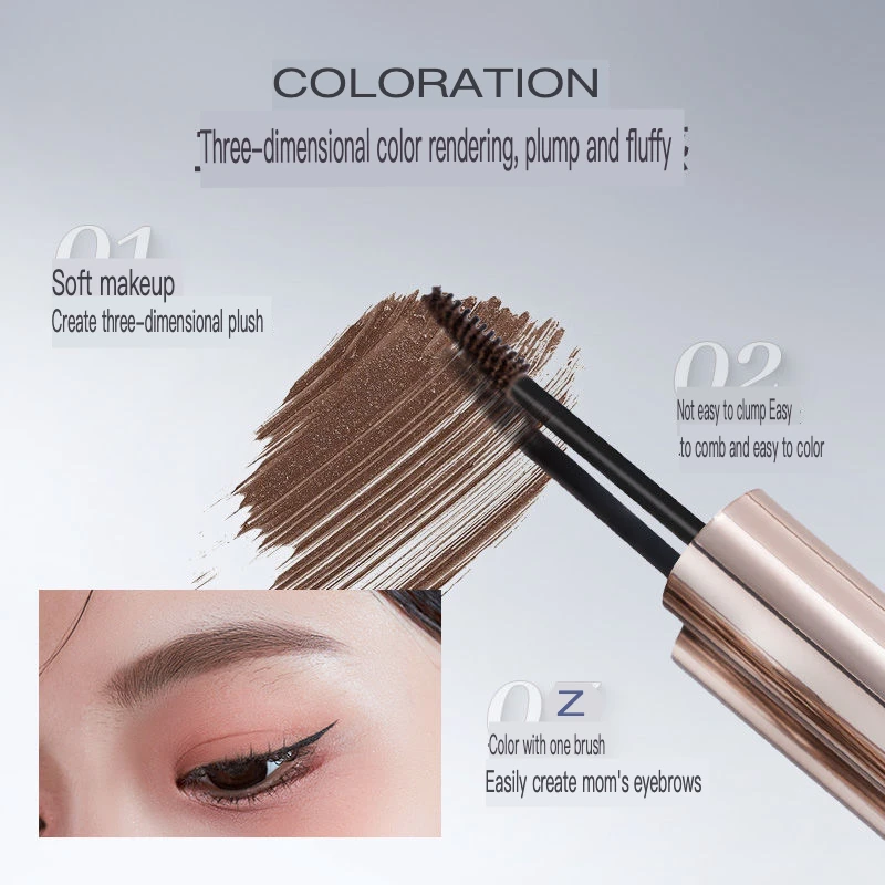 

Korean Eyebrow Dye Light Color Golden Brown Wild Eyebrows Natural 3D Hair Fluorescent Effect Hair Makeup for Eyebrows