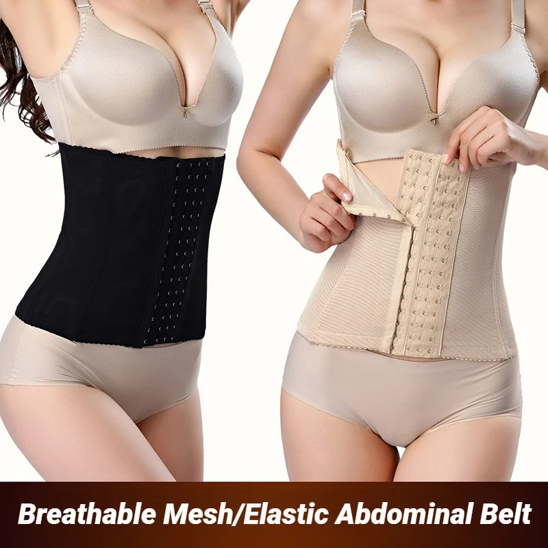 Slimming Waist Trainer Corset Belt Tummy Sheath Body Shaper Shapewear Underwear Modeling Strap Binder for Slim Fit image 5