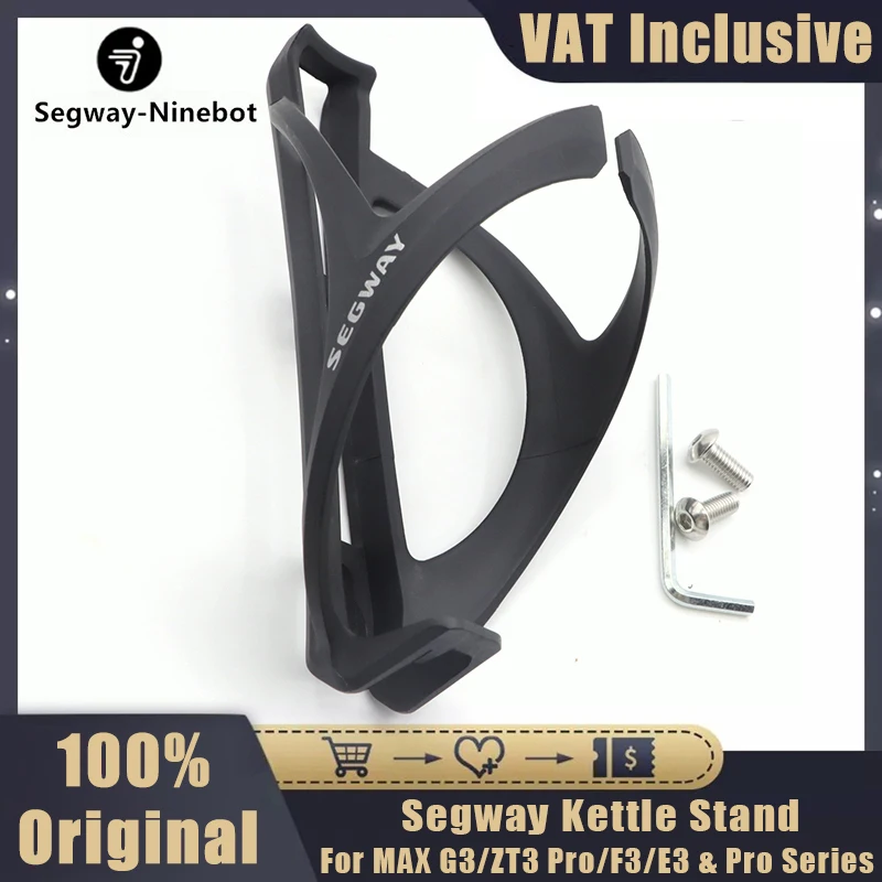 Supporto per bollitore con staffa per tazza d'acqua originale per parti del portabottiglie per scooter elettrico Ninebot MAX G3 ZT3 Pro F3 F3 Pro E3 E3 Pro