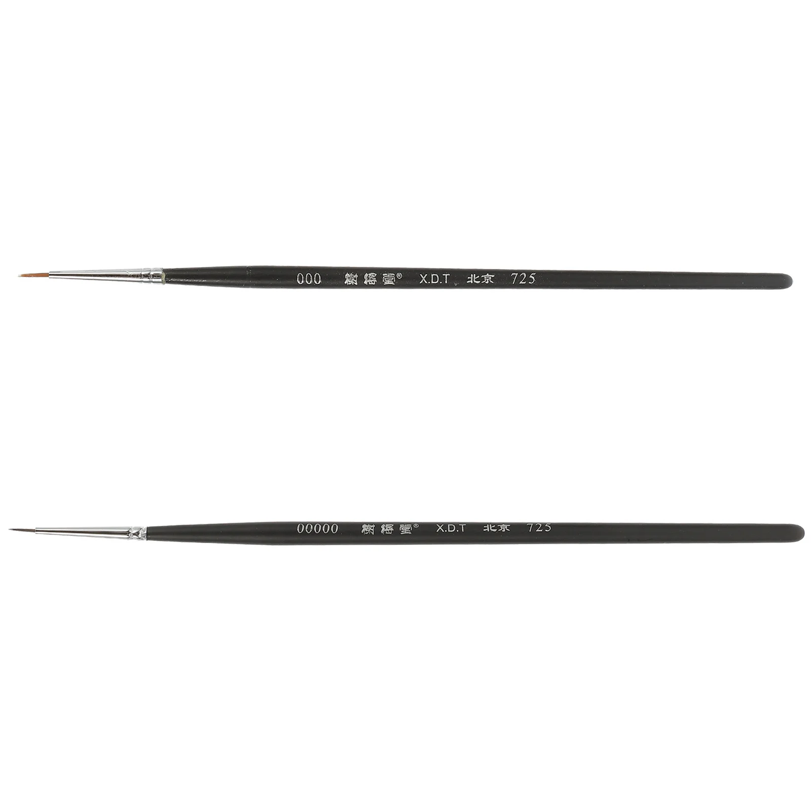 

2Pcs Paintbrush Set Detail Brushes Nylon Hair Artist Painting Brushes for Watercolor Gouache Acrylic Oil Painting