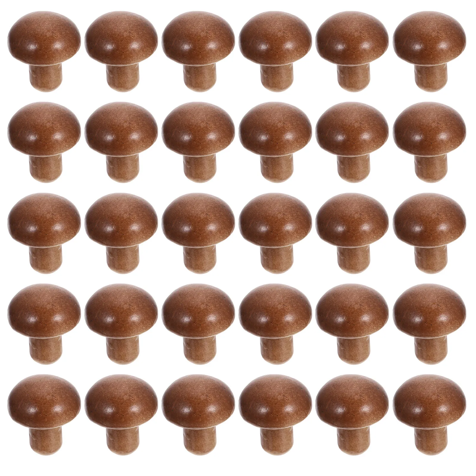 50Pcs Simulated Micro Landscape Mushroom Decors Vivid Foam Mini Mushroom Ornaments Indoor Desktop Small Adornments
