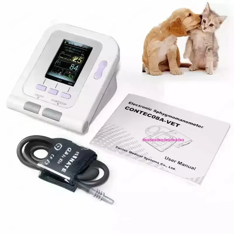 CONTEC08A Digital Veterinary NIBP Animal dog cat Blood Pressure Monitor pets Probe Animal for VET