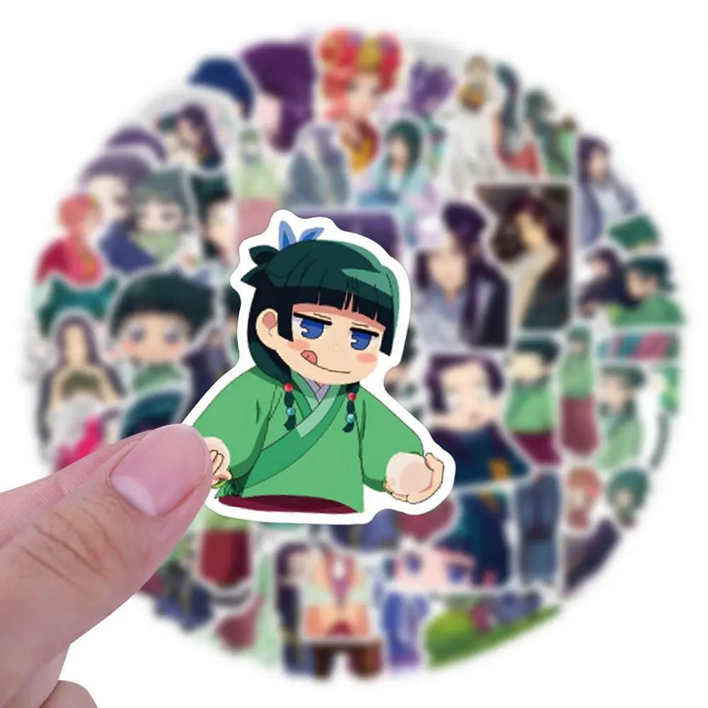 

60PCS The Apothecary Diaries Maomao Anime Stickers Cute Cartoon Decoration Suitcase Laptop Phone Stationery Manga Sticker