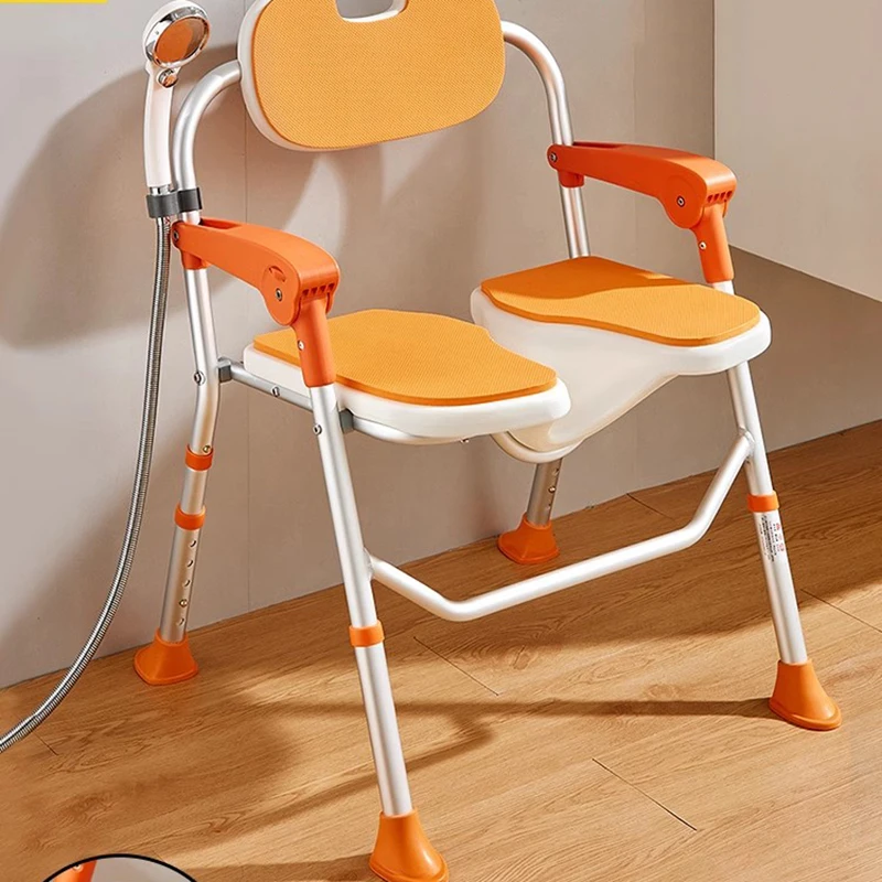 Kitchen Designer Bathroom Chair Disabled Metal Space Saving Stool Cute Small Portable Accessories Cadeira Postmodern Furniture