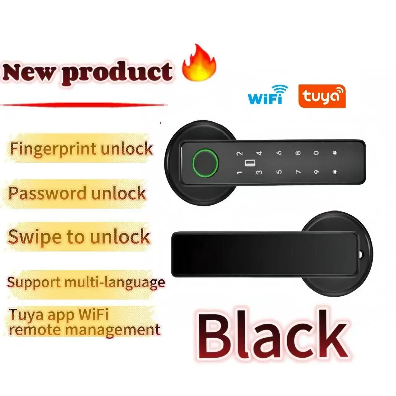 

Электронные замки, Tuya, замки с отпечатком пальца, умные замки без ключа