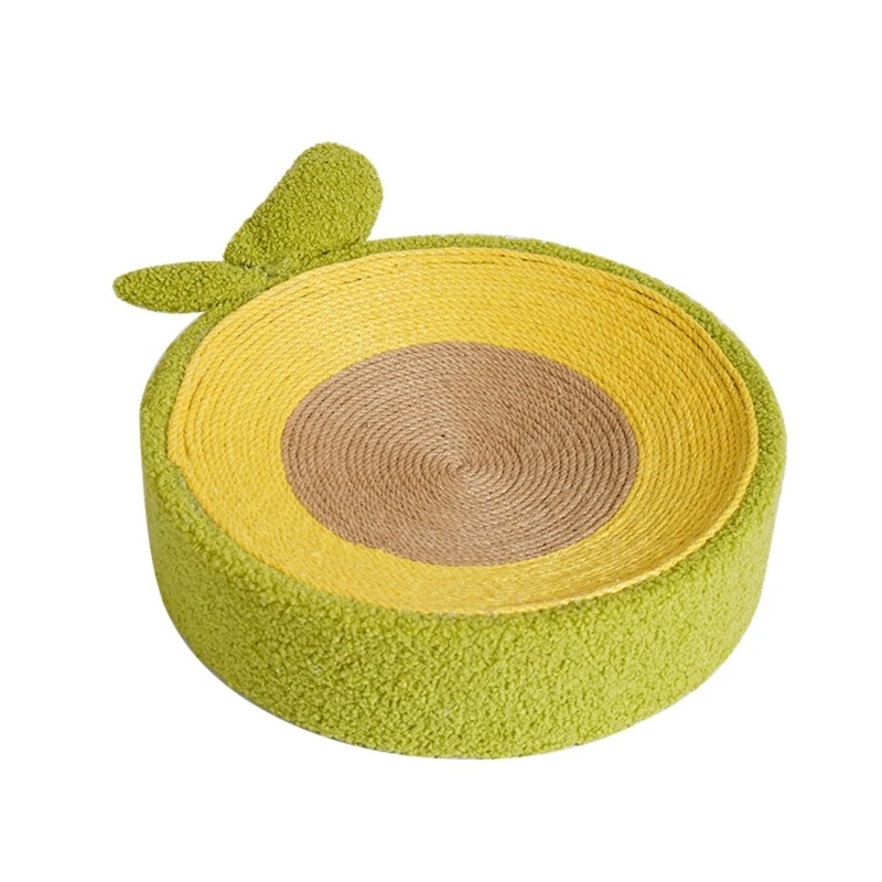 Avocado Cat Scratching Board Claw Grinder Sisal Cat Scratcher Wear-resistant Cat Scraper Cat Bed Protecting Drop Shipping