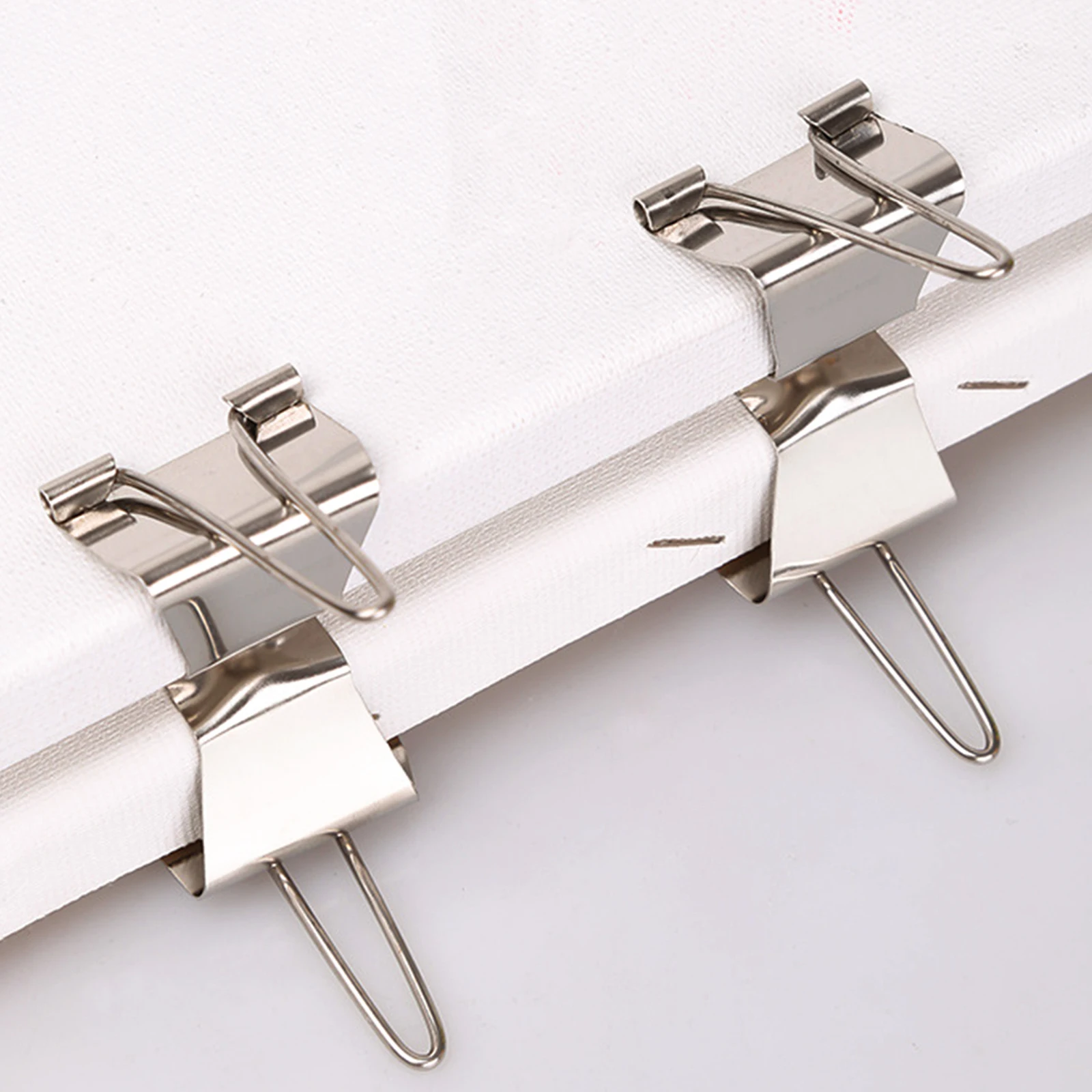 

2Pcs Wet Canvas Clips Oil Painting Frame Clamps Stainless Steel Art Separator Long Lasting Protect Paintings Wooden Holder Art