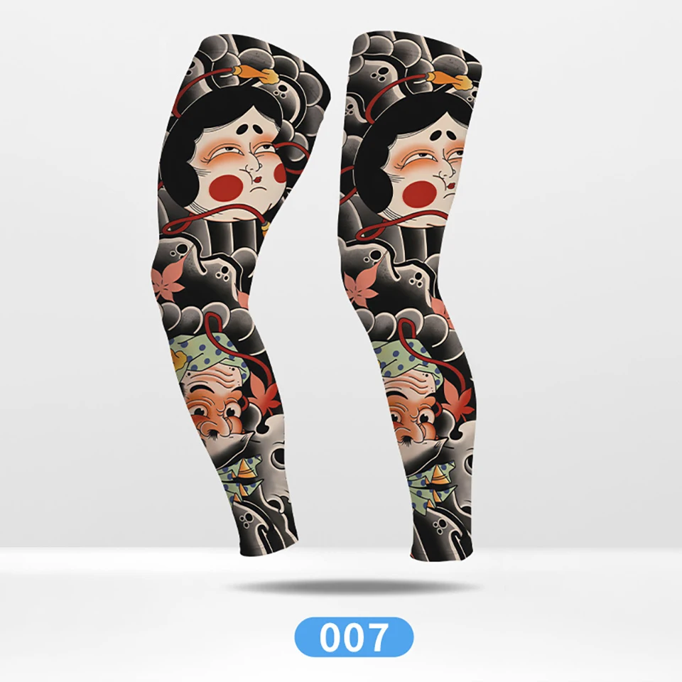 GTUBIKE Sommer-Rad-Kompressionsbeinschoner für Outdoor-Sportarten, schnelltrocknend, Knieschutz, Leggings für Laufen, Basketball, UV-Schutz