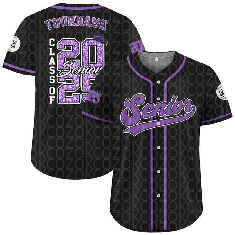 Semester Custom Team Baseball Jersey for Men Women Short Sleeve JerseyShirt Team Shirts Hip Hop Unisex Tops