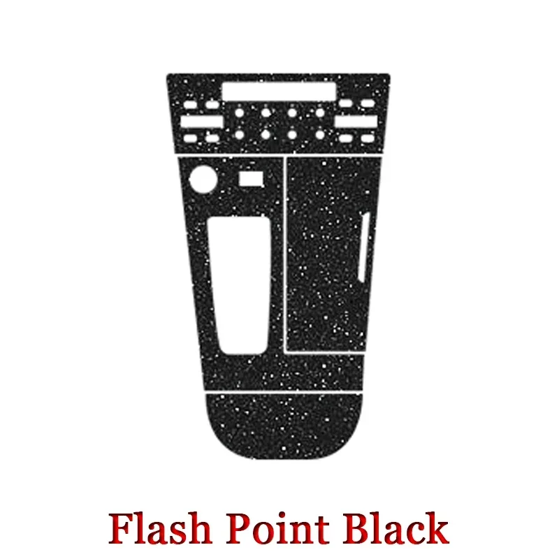 Car Interior Sticker For CHANGAN CS85 COUPE 2019-2023 Car Gear Panel Sticker Gear Box Protective Film Carbon Fiber Black Film