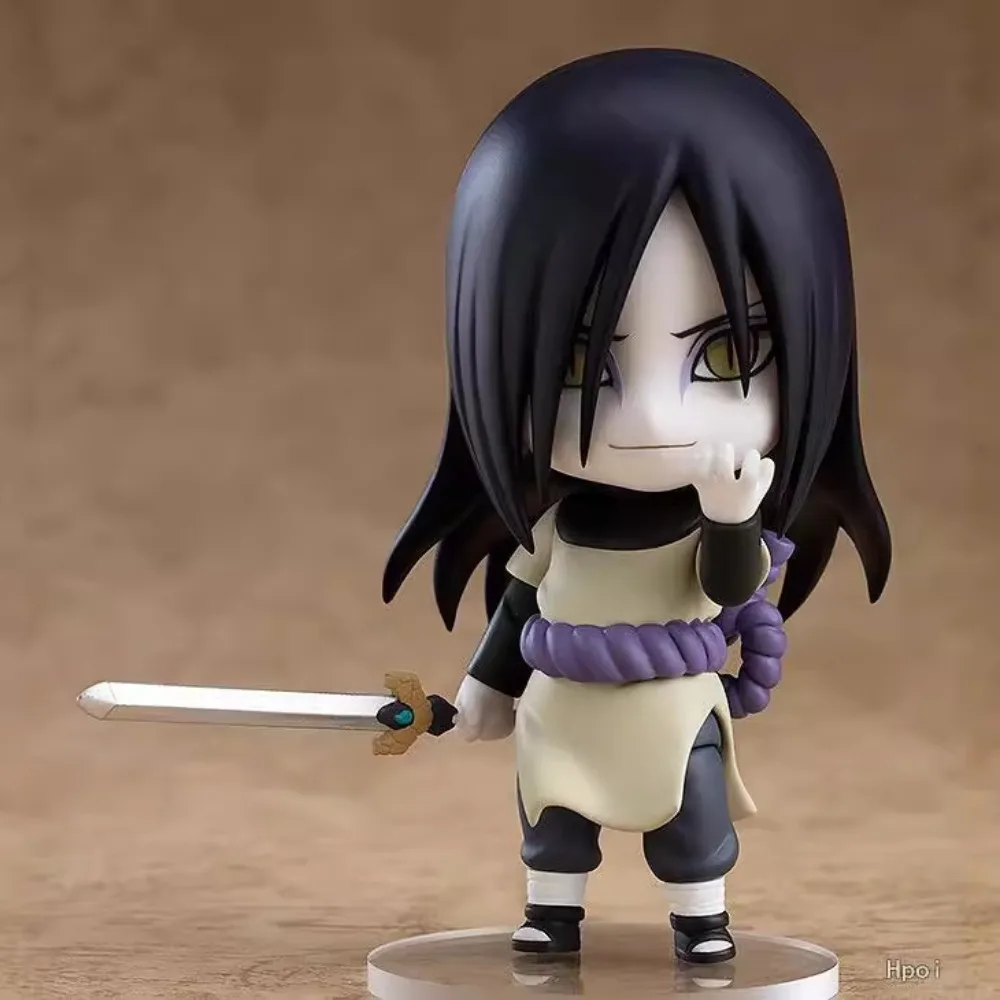 10CM Naruto Q version Nendoroid Shippuden Orochimaru face change joint movable doll hand model ornaments