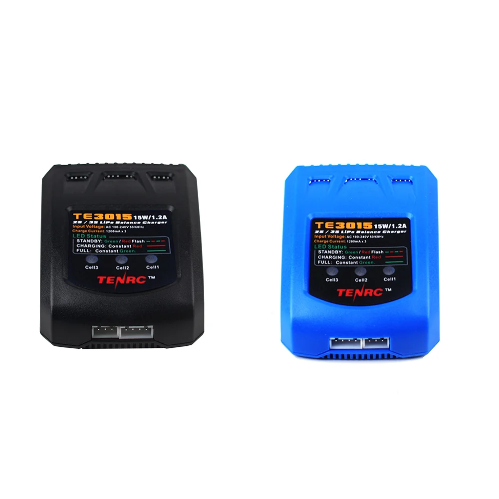 TE3015 Aircraft Model Car Model Balance Charger 7.4V 11.1V Lithium Battery High Current Fast Charge 15W 1.2A 2-3S