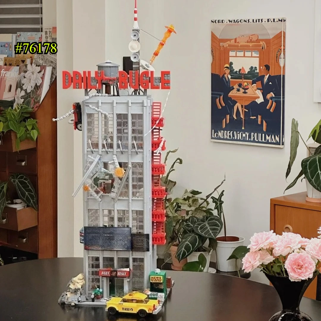 Giornale Ufficio Building 76178 Set di blocchi di costruzione compatibili con particelle Legoed Adatto per regali di Natale 3772 pezzi