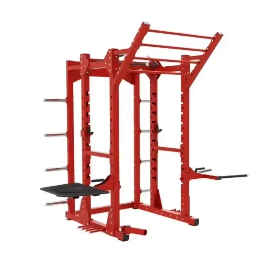 Multi functional Home Gym Equipment Pull Up Bar Pulley Cable Smith Machine Squat Rack