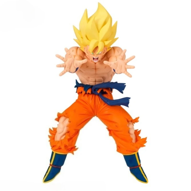 

Bandai Original Dragon ball Z MATCH MAKERS Super Saiyan Goku Anime Model Toys Action Figure Gifts Collectible Boys Ornaments