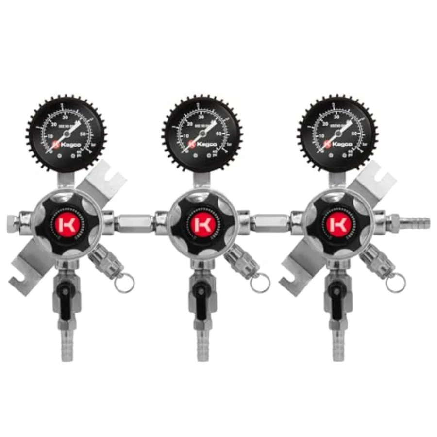 

Вторичный регулятор Kegco 3, хромированный продукт для систем распределения напитков. Прочная хромированная отделка с надежным регулятором давления.