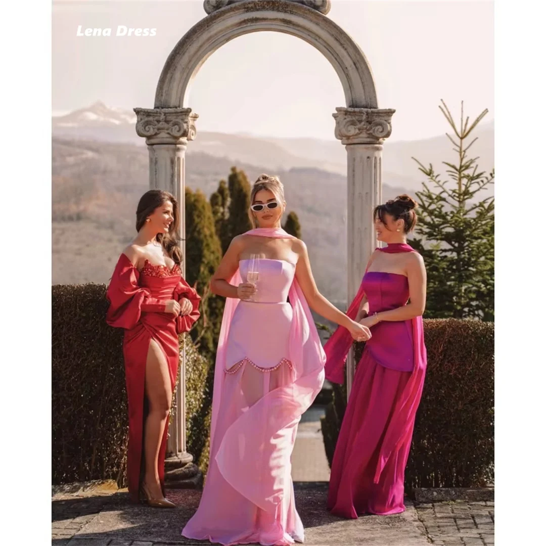 

Lena Flowers Evening Dresses Woman Elegant Dresses for Special Event One Shoulder Custom Made Women Evening Dress Mermaid Prom
