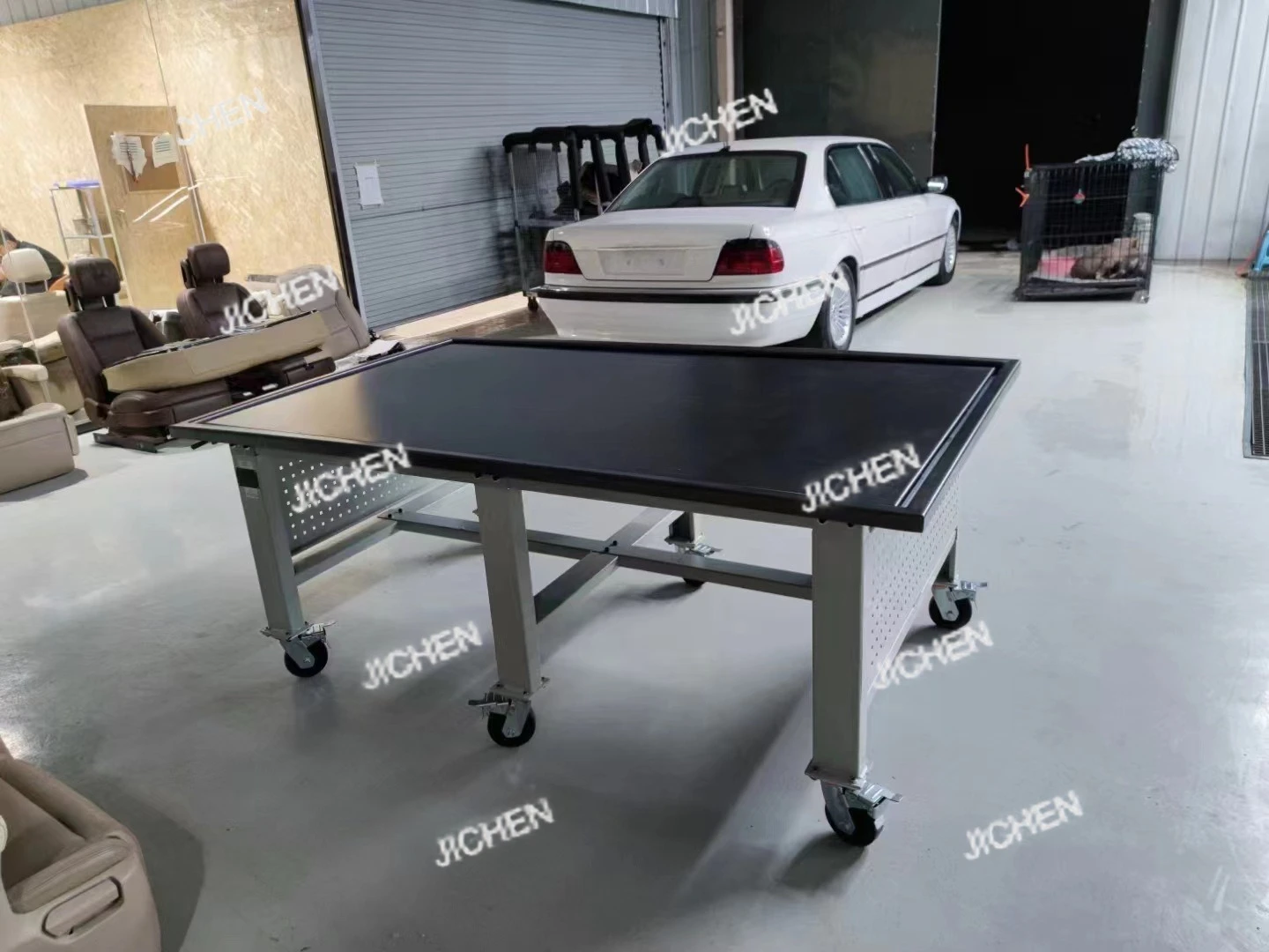 DepositGP-315D Engine Overhaul Workbench Gearbox Repair Work Table Transmission Cleaning Bench