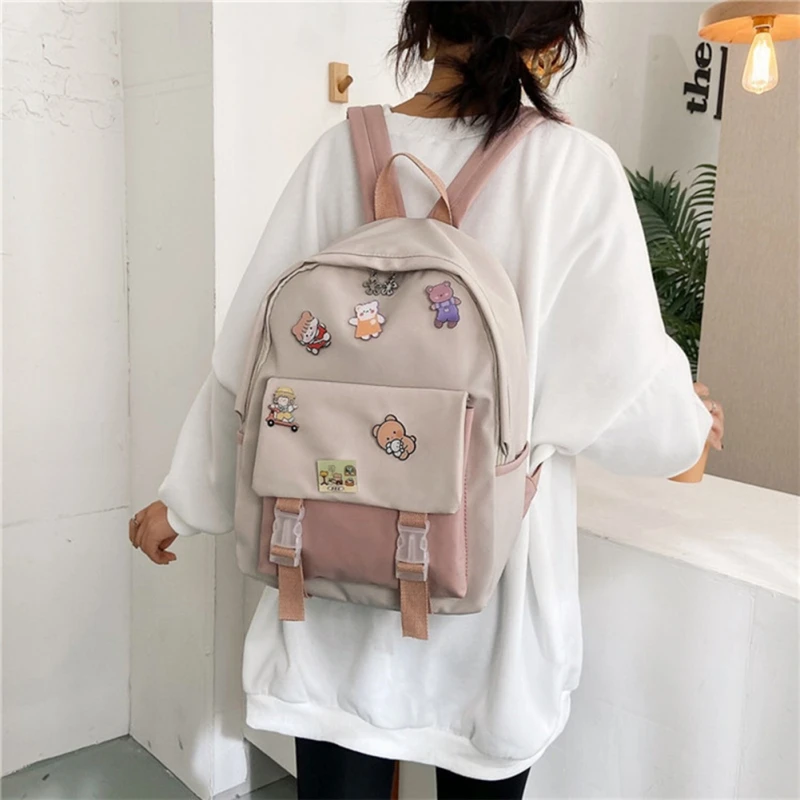 Cute Children Schoolbag Fashion Student Boys Girls Backpack Female Laptop Book Pack Outdoor Large Capacity Teenage Backpacks