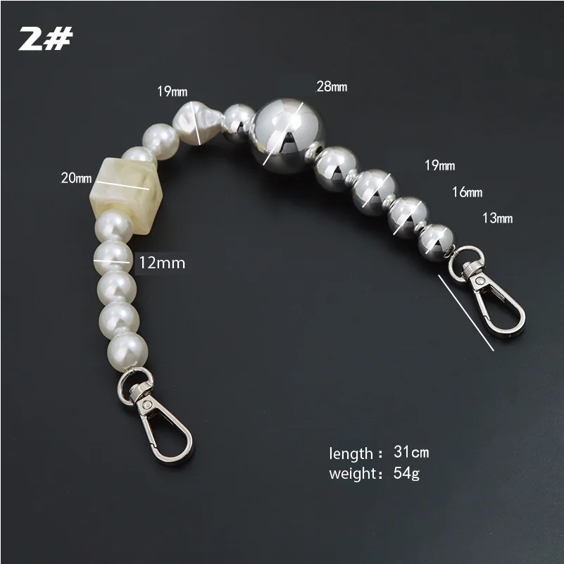 New Diy Pearl Bag Chain Accessories Portable Short Bag Chain Pearl Bag With Hand Bag Replacement Accessories Metal Chain