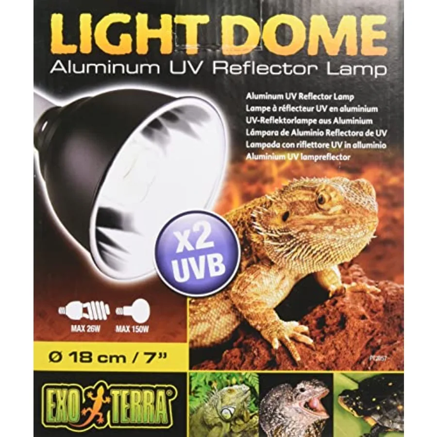 

【Spot goods】Light Dome Aluminum UV Reflector Lamp for Reptile Terrariums 5.5 Inches