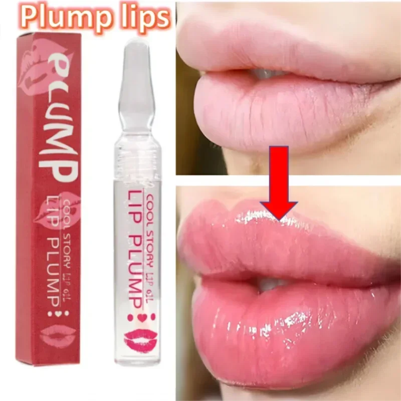 02/05 Lip Plump Serum Increase Elasticity Instant Volumising Essential Oil Moisturize Nourish Lip Reduce Fine Lines CareCosmetic