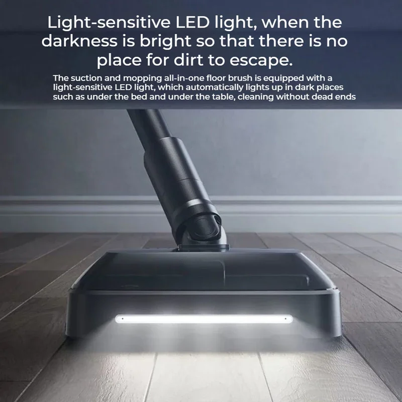 SHUNZAO Z15 Pro Dry and Wet Vacuum Cleaner 210AW Strong Suction Cordless Vacuum Cleaner Wet and Dry Mopping Machine