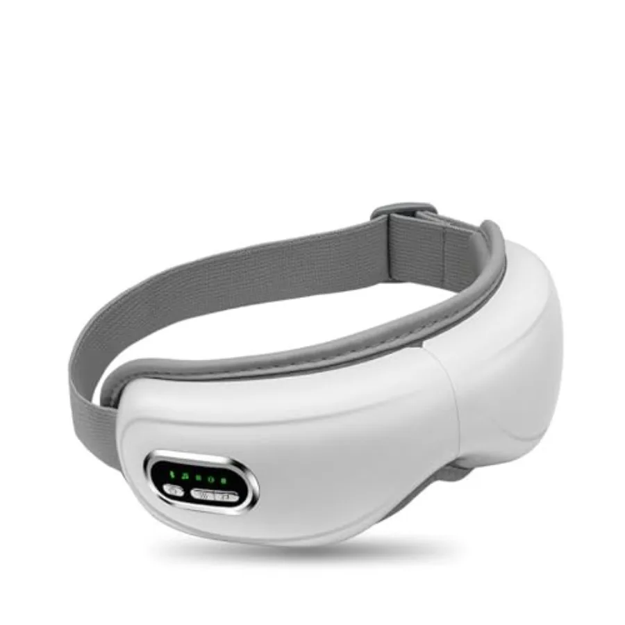 

Массажер для глаз с подогревом, Bluetooth-музыкой, 5 режимами массажа и функцией 180° вращения – идеальный подарок для ухода за глазами ° Складная маска для глаз с подогревом для массажа и снятия мигрени