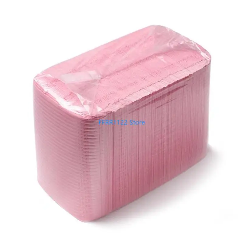 

Y1UF Disposable Nails Art Cleaning Mat Hand Cushion Holder Tablecloth Lint Paper Pad