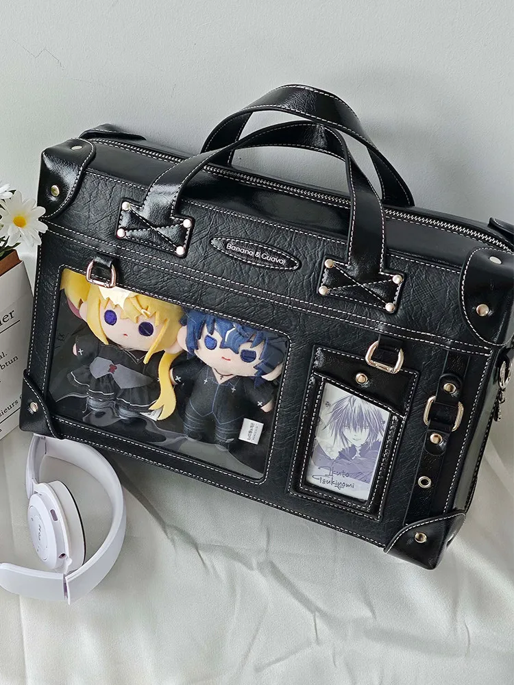 Japanese Original Two-dimensional Lta Bag Sweet Cool Versatile Small Square Bags Fashion Shoulder Portable Messenger Bag Women