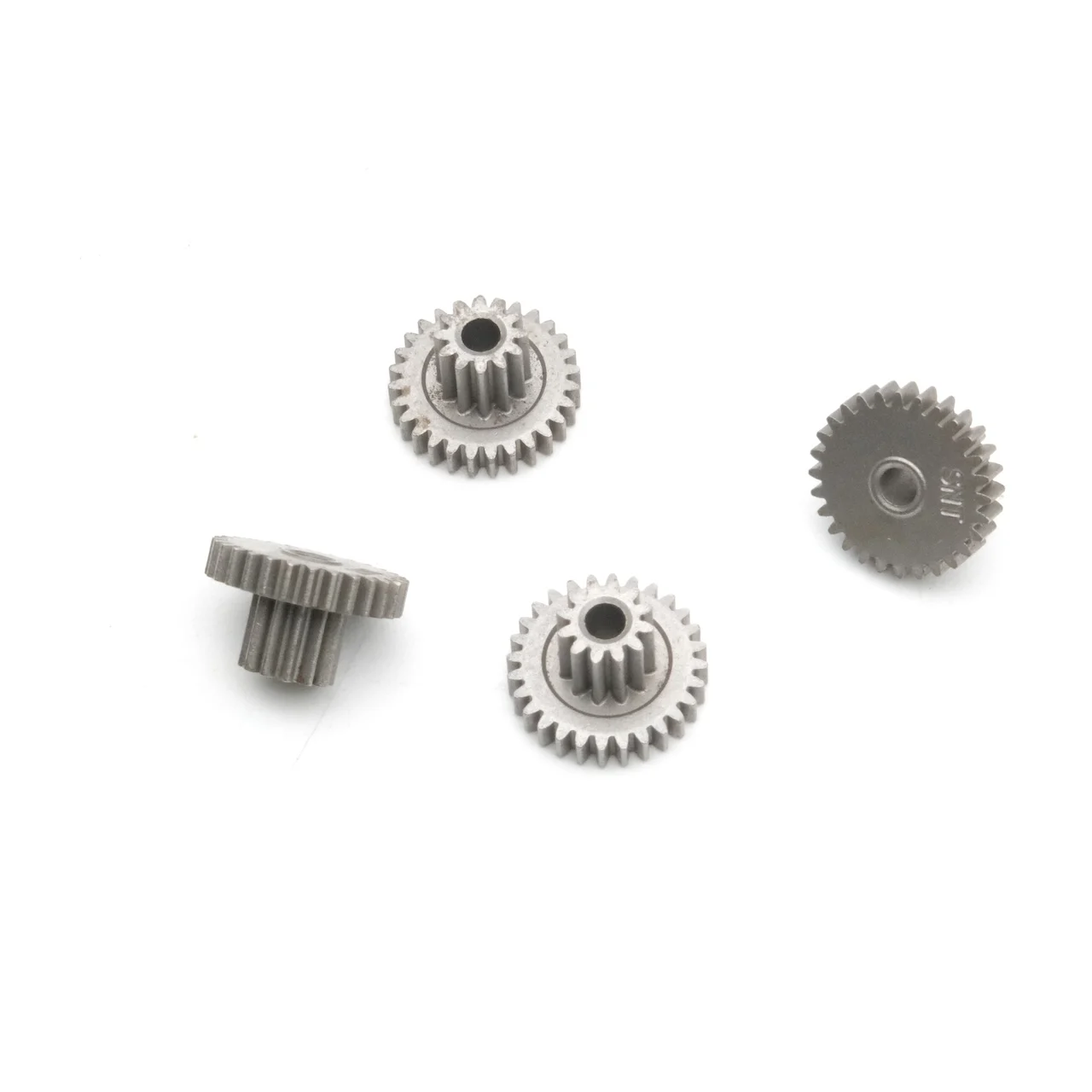 4PCS 0.5M 12T-28T 3MM Metal Duplex gear 15mm Diameter Reduction gear