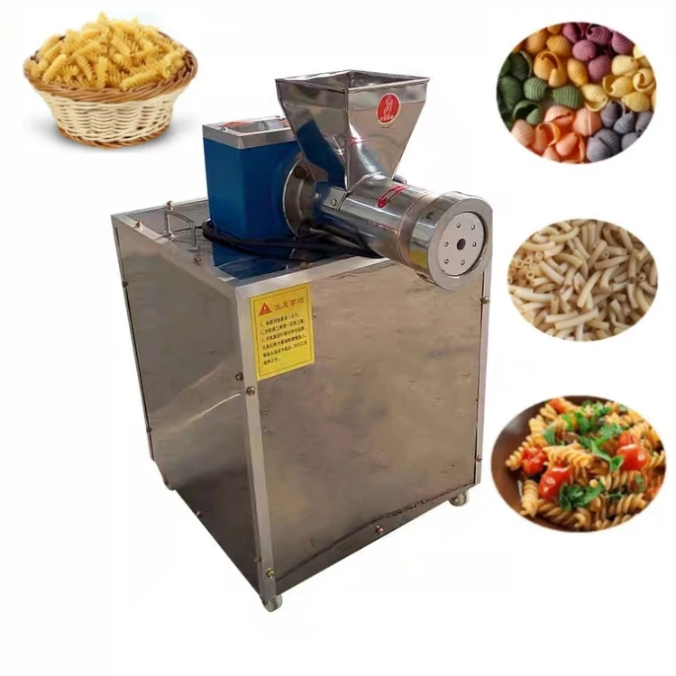 Industrial 80kg/h High Efficiency Automatic Noodle Macaroni Spaghetti Maker Machine Pasta Extruder Making Machine