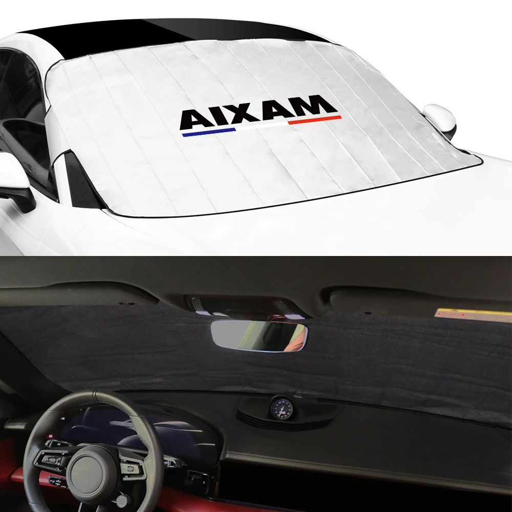 For Aixam Minauto Mega EAixam 400 Gto Crossline City Coupe Gti Crossover Scouty Car Windshield Sunshade Cover Auto Accessories