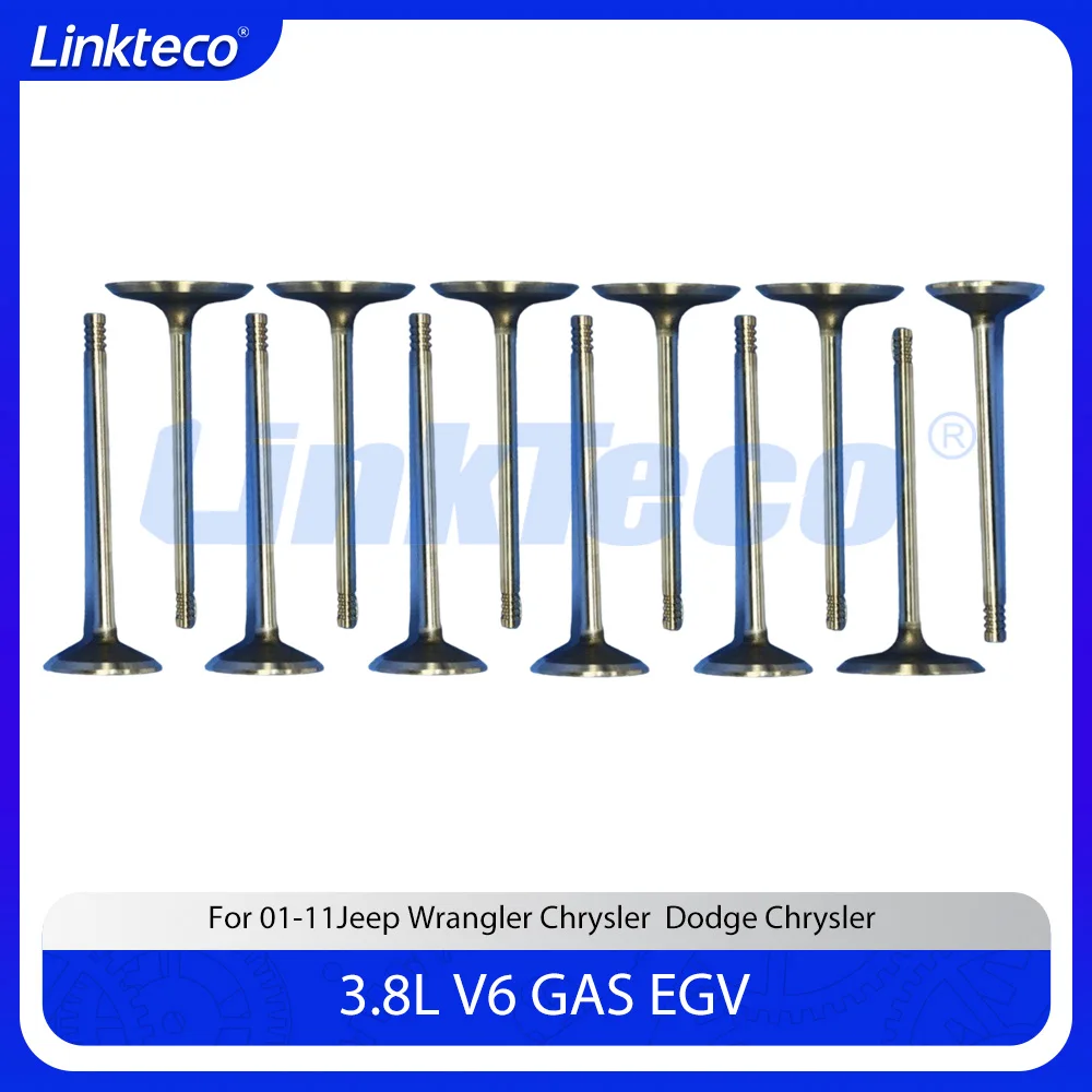 

Комплект впускных и выпускных клапанов двигателя 12 В, подходит для 3.3 3.8 L V6 EGV для 01-11 Jeep Wrangler Chrysler Town Country Chrysler Pacifica 3.8L