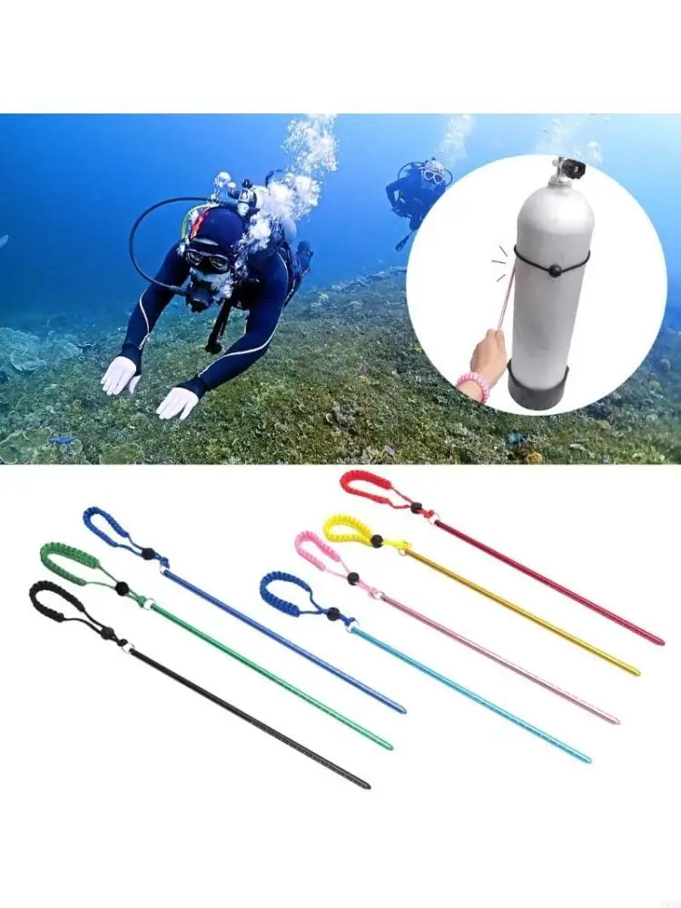 Diving 6061Aluminum Lobsters Tickle Sticks Pointer Rod with Measurement