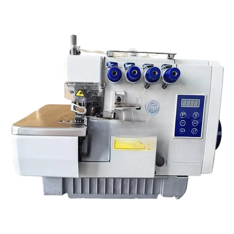Four-wire computer automatic overlay sewing ma chine, five-wire code edge machi ne
