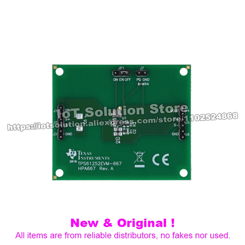 TPS61252EVM-667 Evaluation Module Board for TPS61252 3.5MHz, 1.5A, 92% Efficient Step-up (Boost) Converter