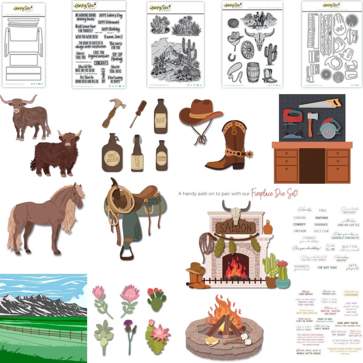 

2025 Summer Travel Collection Metal Cutting Dies Clear Stamp Stencil Press Plate for DIY Making Card Scrapbook Template Supplies