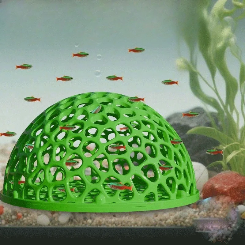 Casa para camarones de acuario, cueva mini porosa, refugio para peces Betta, escondite para camarones, nido de cría para camarones, decoración acuática