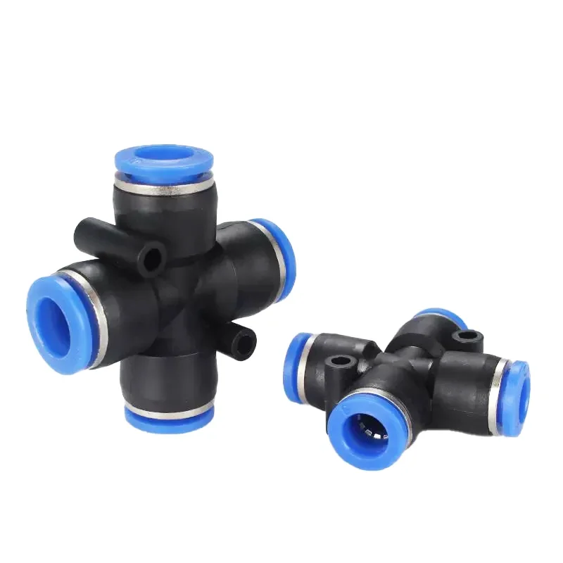 114Pcs/Box 4mm PU-4/PE-4/PZA-4/PY-4/PV-4/PG-4 Air Hose Connector Quick Release Pneumatic Push to Connect Fittings Kit