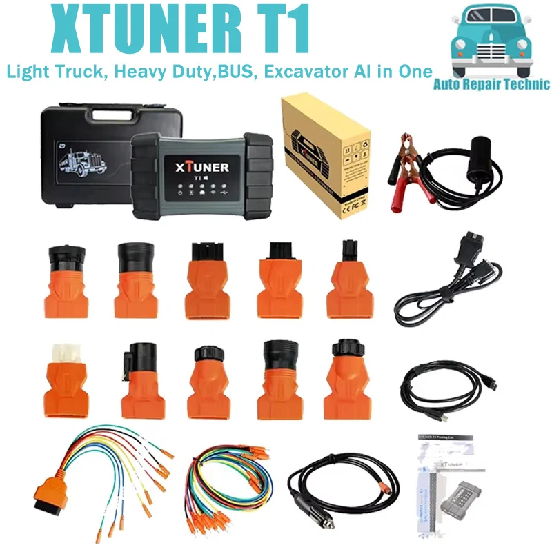 XTUNER T1 Heavy Duty Trucks diagnostic tool ,Auto Intelligent Diagnostic Tool Support WIFI,multiple truck diagnostic kit