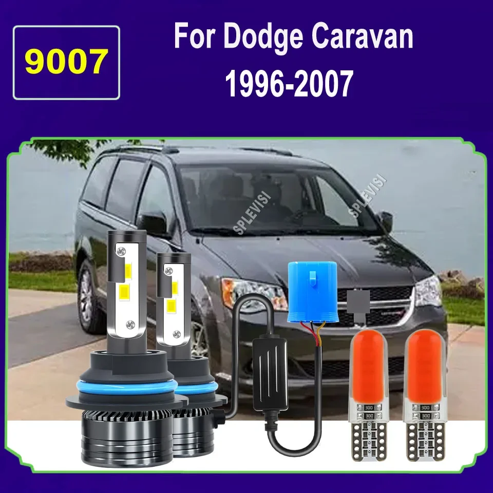 High-Performance 9007 HB5 LED180W Headlight - Wide Beam Angle Coverage For Dodge Caravan 1996 1997 1998 1999 2000 2001 2002-2007