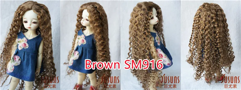 JD220 1/6 1/4 1/3 1/12 Blythes Extremely Long Curly Fashion Synthetic Mohair BJD Wig YOSD MSD SD Doll Accessories