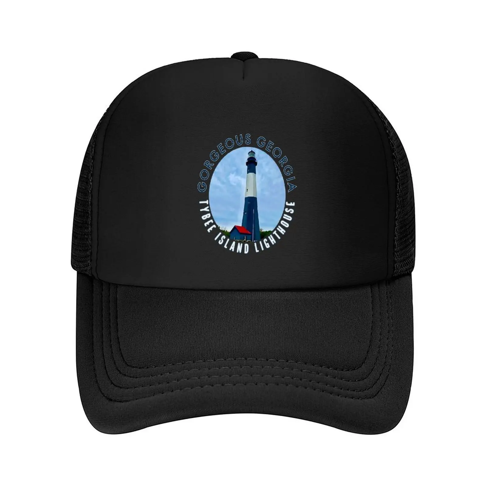 

Gorgeous Georgia Tybee Island lighthouse Baseball Cap Golf Hat men fashionable Sports Cap Golf Wear Men Women's