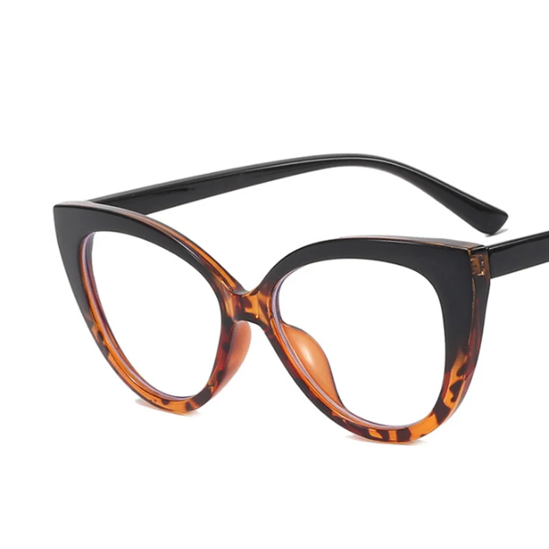 Stylowe okulary kocie oczy w kolorowych oprawkach – korekcyjne dla krótkowzroczności i do czytania 6 Dopasowane kolory oprawka okulary z przezroczystymi szkłami modnych okularów krótkowzroczność nerdy stopnia-0.5 -1.0 -2.0 -3.0 -4.0 do-6.0 4